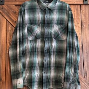 Green Plaid Men's Shirt
